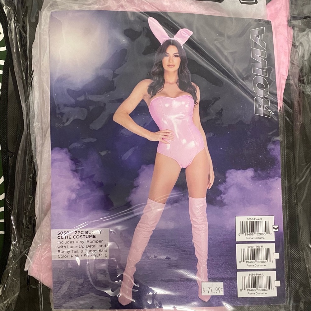 PLAYBOY BUNNY HOLOGRAPHIC COSTUME